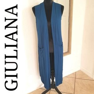 Long open cardigan ll G by Giuliana